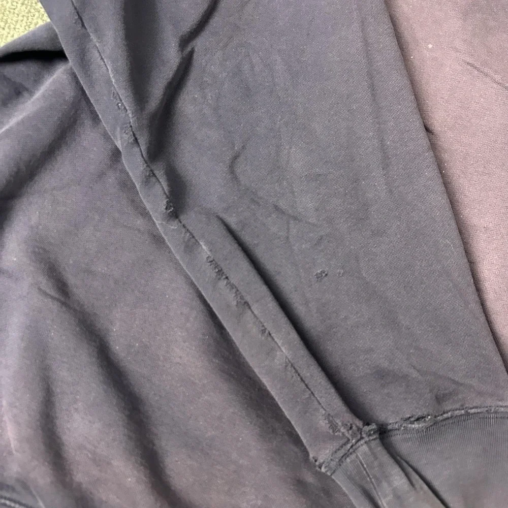 Polo Ralph Lauren Sweatshirt Mens XL Purple Crewneck Fleece Pullover Distressed